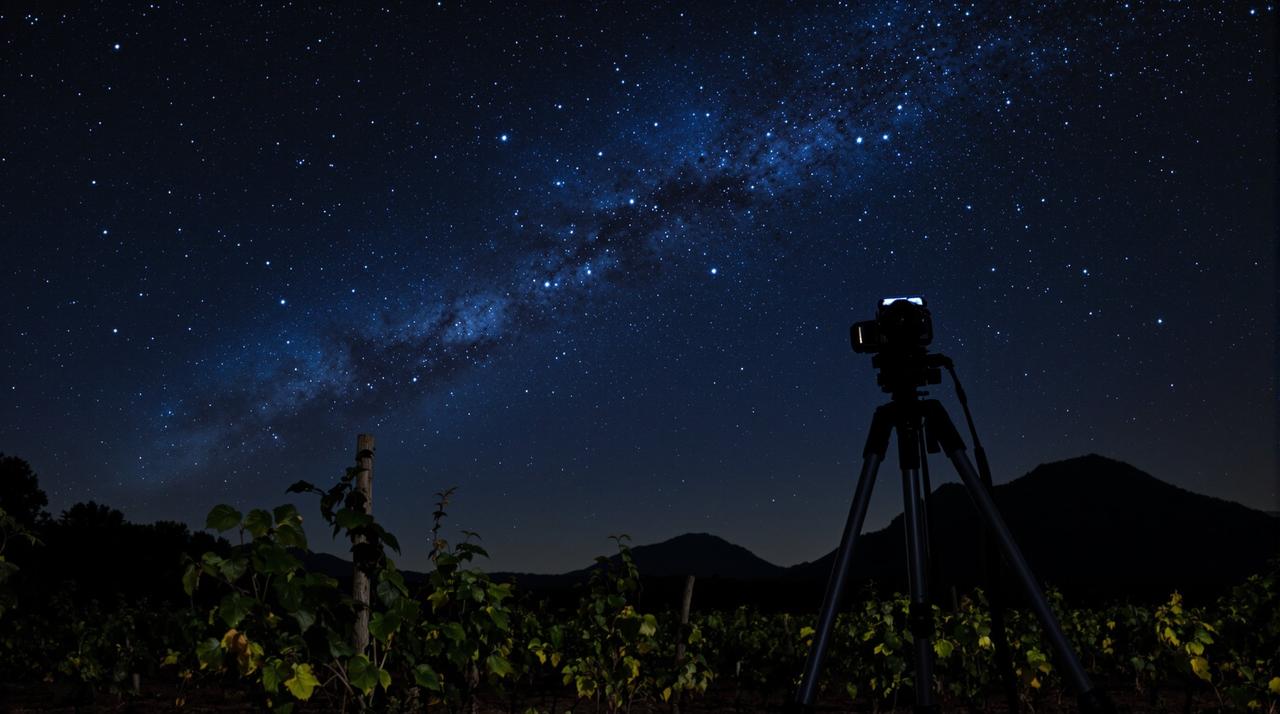 葡萄园里的星空——夜拍实战技巧